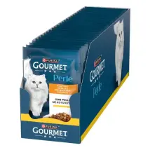 Gourmet le Perle Filettini in Salsa 85 gr Pollo  - confezione da 26  pezzi - Cibo umido per gatti - 1° ORDINE? scegli tra BZR5 - BZR20 + 200 pt fedeltà