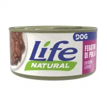 Life Dog Naturale 90 gr Bocconcini di Fegato di Pollo  - confezione da 6  pezzi - Cibo umido per cani - 1° ORDINE? scegli tra BZR5 - BZR20 + 200 pt fedeltà