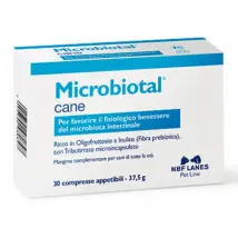 Microbiotal Cane supporta il microbiota intestinale NBF Lanes 30 Compresse - Integratori per cani - 1° ORDINE? scegli tra BZR5 - BZR20 + 200 pt fedeltà
