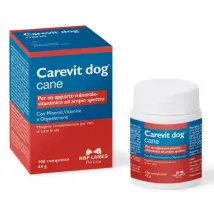 NBF Lanes Carevit Dog compresse vitaminiche 100 Compresse - Integratori per cani - 1° ORDINE? scegli tra BZR5 - BZR20 + 200 pt fedeltà