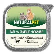 NaturalPet Cat Adult Patè Grain Free 100 gr Coniglio e rognone - 1° ORDINE? scegli tra BZR5 - BZR20 + 200 pt fedeltà