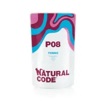 Natural Code Adult Buste in Acqua di Cottura 70 gr P08 - Tonno  - confezione da 24  pezzi - Cibo umido per gatti - 1° ORDINE? scegli tra BZR5 - BZR20 + 200 pt fedeltà