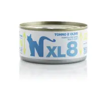 Natural Code XL 170 gr 08 - Tonno ed olive  - confezione da 24  pezzi - Cibo umido per gatti - 1° ORDINE? scegli tra BZR5 - BZR20 + 200 pt fedeltà
