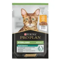 Purina Pro Plan Cat Adult Sterilised Maintenance Umido in salsa 85 g Pollo  - confezione da 26  pezzi - Cibo umido per gatti - 1° ORDINE? scegli tra BZR5 - BZR20 + 200 pt fedeltà