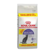 Royal Canin Sterilised 37 Cat Food 10 kg + 2 kg gratis! - Croccantini per gatti - 1° ORDINE? scegli tra BZR5 - BZR20 + 200 pt fedeltà