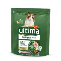 Ultima Cat Adult Hairball Palline di pelo con tacchino 440 gr - Croccantini per gatti - 1° ORDINE? scegli tra BZR5 - BZR20 + 200 pt fedeltà