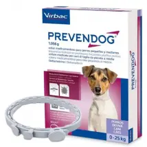 Virbac Collare Antiparassitario Prevendog 1 collare da 60 cm peso inferiore a 25 kg - Antiparassitario per cani - 1° ORDINE? scegli tra BZR5 - BZR20 + 200 pt fedeltà