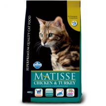 Matisse Superpremium Cat Adult Pollo e tacchino 10 kg - Croccantini per gatti - 1° ORDINE? scegli tra BZR5 - BZR20 + 200 pt fedeltà