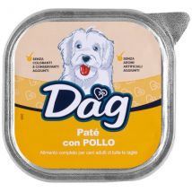 Dag Dog All Breeds Patè 300 gr Pollo  - confezione da 6  pezzi - Cibo umido per cani - 1° ORDINE? scegli tra BZR5 - BZR20 + 200 pt fedeltà