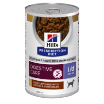 Hill’s Prescription Diet Canine i/d Low Fat Spezzatino 354 gr Spezzatino pollo e vegetali - Dieta veterinaria per cani - 1° ORDINE? scegli tra BZR5 - BZR20 + 200 pt fedeltà