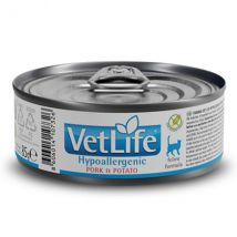 Farmina Vet Life Feline Hypoallergenic Patè Diet 85 gr Maiale e patate  - confezione da 12  pezzi - 1° ORDINE? scegli tra BZR5 - BZR20 + 200 pt fedeltà