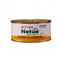 Natua Natural Cat Kitten in Jelly cottura al vapore 85 gr Tonnetto e dentice  - confezione da 24  pezzi - Cibo umido per gatti - 1° ORDINE? scegli tra BZR5 - BZR20 + 200 pt fedeltà