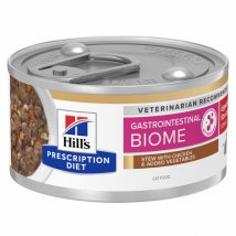 Hill's Prescription Diet Gastrointestinal Biome Stress 82 gr Spezzatino pollo e verdure  - confezione da 6  pezzi - Dieta veterinaria per gatti - 1° ORDINE? scegli tra BZR5 - BZR20 + 200 pt fedeltà