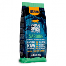 Primal Spirit by Alpha Spirit Adult Dog pressato a freddo Maiale iberico con sardine 12 kg - Croccantini per cani - 1° ORDINE? scegli tra BZR5 - BZR20 + 200 pt fedeltà