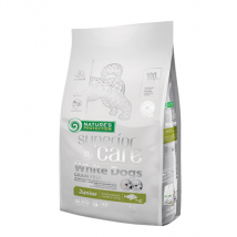 Nature’s Protection Superior Care Junior Small e Mini White Dogs Grain Free Pesce Bianco 10 kg - Croccantini per cani - 1° ORDINE? scegli tra BZR5 - BZR20 + 200 pt fedeltà