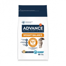 Advance Veterinary Diets Weight Balance Cat 1,5 kg - Dieta veterinaria per gatti - 1° ORDINE? scegli tra BZR5 - BZR20 + 200 pt fedeltà