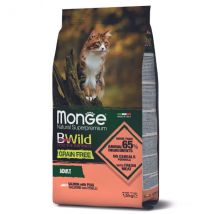 Monge Bwild Cat Adult Grain Free Salmone 1,5 kg - Croccantini per gatti - 1° ORDINE? scegli tra BZR5 - BZR20 + 200 pt fedeltà