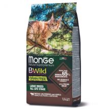 Monge Bwild Grain Free Large breed Cat Bufalo 1,5 kg - Croccantini per gatti - 1° ORDINE? scegli tra BZR5 - BZR20 + 200 pt fedeltà
