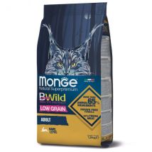 Monge BWild Cat Low Grain Adult alla Lepre 1,5 kg - Croccantini per gatti - 1° ORDINE? scegli tra BZR5 - BZR20 + 200 pt fedeltà