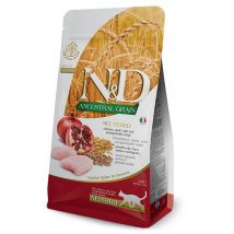 Farmina N&D Ancestral Grain Feline Neutered Pollo e Melograno 5 kg - Croccantini per gatti - 1° ORDINE? scegli tra BZR5 - BZR20 + 200 pt fedeltà