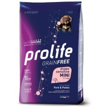 Prolife Grain Free Puppy Sensitive Mini Maiale e patate 2 kg - Crocchette monoproteiche cane - 1° ORDINE? scegli tra BZR5 - BZR20 + 200 pt fedeltà