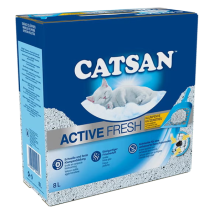 Lettiera agglomerante con carbone attivo Catsan Active Fresh 8 litri (7,7 kg) - Lettiera agglomerante - 1° ORDINE? scegli tra BZR5 - BZR20 + 200 pt fedeltà
