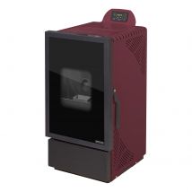 Pelletofen Evita 3,2 - 6,1 kW für 180 m³ | Farbe: Rot