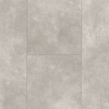 Sol souple écologique à clipser Béton gris clair / Grand carrelage