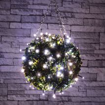 Lyyt Indoor / Outdoor 120 LED battery operated String Lights with Timer - Cool White