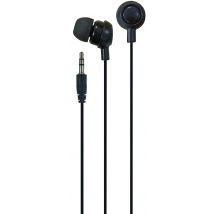 Av:link Wired Round Mini In Ear Earphones Earbuds Headphones 3.5mm Bass - Black