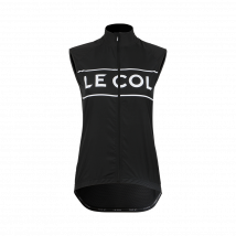 Le Col Womens Sport Logo Gilet - M - Black