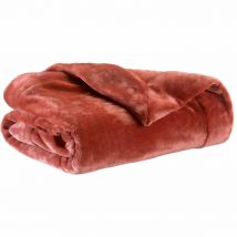 Plaid Tender 150x200 cm - 11 couleurs - Vivaraise, 150x200 cm / Sienne