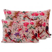 Housse de coussin en velours Birdy - 4 couleurs - Haomy - Harmony Haomy, 45x45 cm / Petale