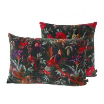 Housse de coussin en velours Birdy - 2 couleurs - Haomy, 45x45 cm / Cedre