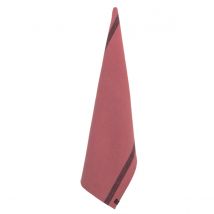 Torchon de cuisine en Lin lavé et coton Côme - 14 couleurs - Haomy - Harmony Textile, Bois de rose
