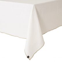 Nappe en lin lavé et coton Corte - 7 couleurs - Haomy - Harmony Textile, 160*250 cm / Blanc