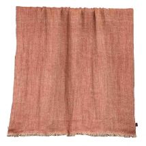 Plaid en lin lavé Cuba 135x190 cm - 7 couleurs - Haomy - Harmony Textile, Brick