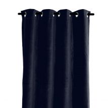 Rideaux en velours Delhi 135x300 cm - Haomy - Harmony Textile, Encre