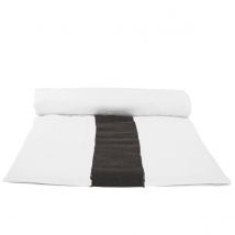 Housse d'édredon en lin lavé Goa 85x200 cm - 2 couleurs - Haomy, Noir