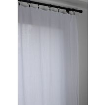 Rideau en lin lavé Granville - 2 couleurs - Haomy - Harmony Textile, 170*350 cm / Blanc