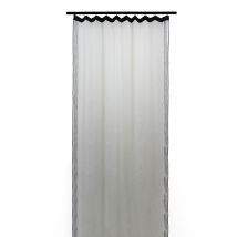 Rideau voile de lin Lazzo 140x280 cm - 2 couleurs - Haomy - Harmony Textile, Blanc