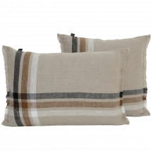 Housse de coussin en lin lavé Malibu - 4 couleurs - Haomy - Harmony Textile, 45*45 cm / Lin