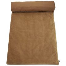 Housse d'édredon en velours New Delhi 85x200 cm - 15 couleurs - Haomy - Harmony Textile, Tabac