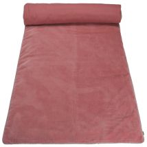 Housse d'édredon en velours New Delhi 85x200 cm - 15 couleurs - Haomy - Harmony Textile, Bois de Rose