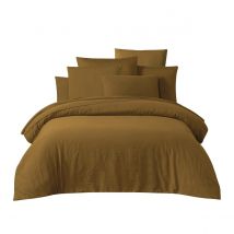 Drap housse en satin de coton Taloa - 7 couleurs - Haomy, Gold / 140*200 cm