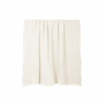Couvre-lit coton lavé Vanly 260x240 cm - 3 couleurs - Haomy, Ivoire