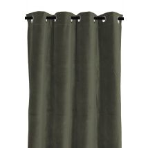Rideaux en velours Delhi 135x300 cm - Haomy - Harmony Textile, Kaki