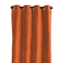 Rideaux en velours Delhi 135x300 cm - Haomy - Harmony Textile, Brick
