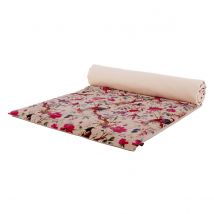 Housse d’édredon en velours Birdy Haomy – Motif oiseaux & fleurs, Cimarron / 85x200 cm