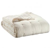 Couvre lit en Lin lavé Zeff 240x260 cm - Vivaraise, 240x260 cm / Craie